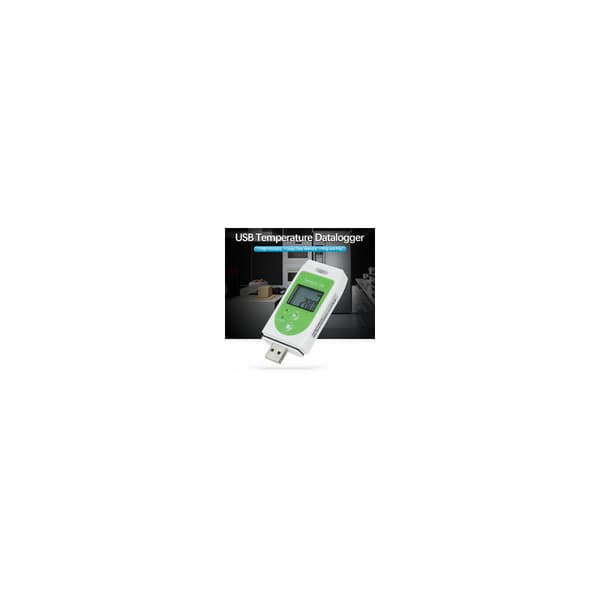 Termometrisk datalogger (grønn) Allsidig USB-temperaturlogger