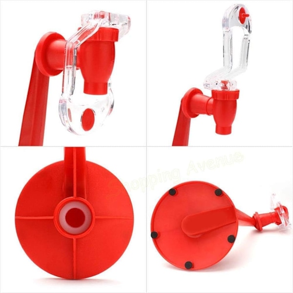 2 Liters Drikkevare Dispenser, Cola Sodavands Drikke Dispenser Flaske På Hovedet Drikkefontæner Vand Dispenseringsmaskine til Fest Hjemmebar (Stil 1)