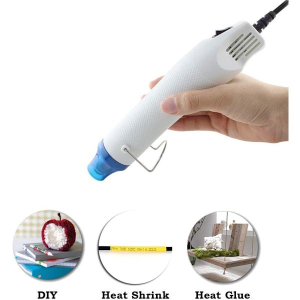 Mini Sähköinen Kuumailmapuhaltimen 300W Mini Kutistuslämpötyökalu Jauhe Kuumailmapuhaltimen Sarja Lämpötila DIY Kuumailmapuhaltimen Maalin Kuivaukseen, Kumin Leimaamiseen, Saven Kuumentamiseen