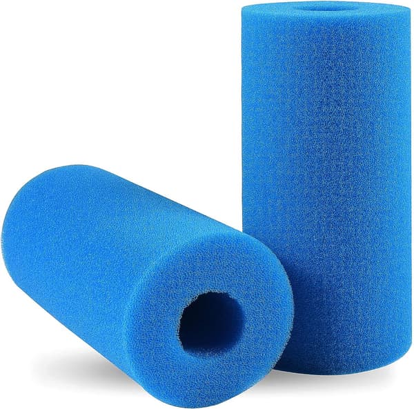 2 stycken filter svamp typ A, pool filter skum, svamp filter kassett