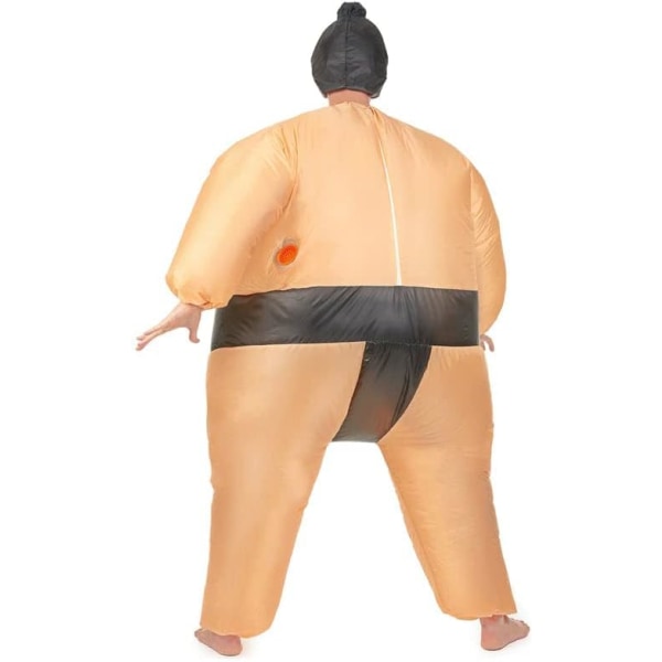 Voksenstørrelse - (160-190 cm) Sumo oppblåsbart kostyme - Uvanlig oppblåsing
