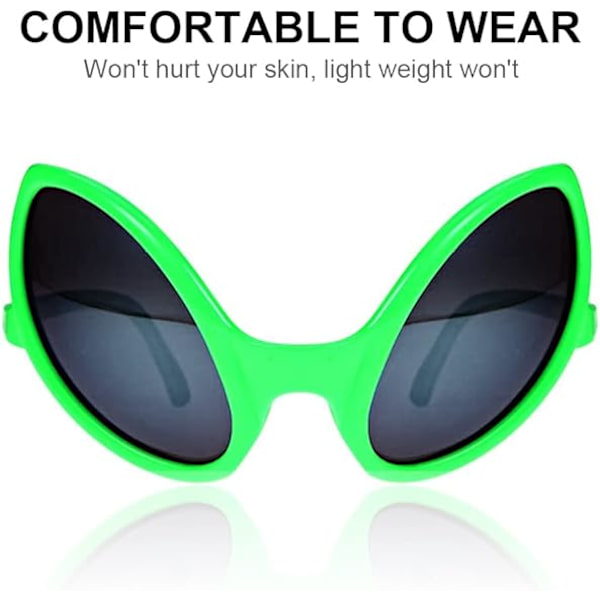 3 Pakk Whimsical Alien Briller Alien Kostyme Briller Dekorative G