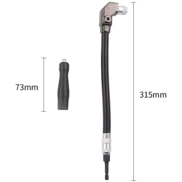 Borrvedd for drill 1/4 fleksibel rett vinkel drill/trearbeid