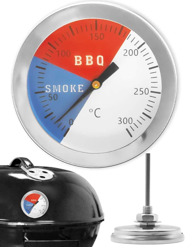 1 stk Analogt Kogetermometer til Grill, Ryger, Gryde, Pander