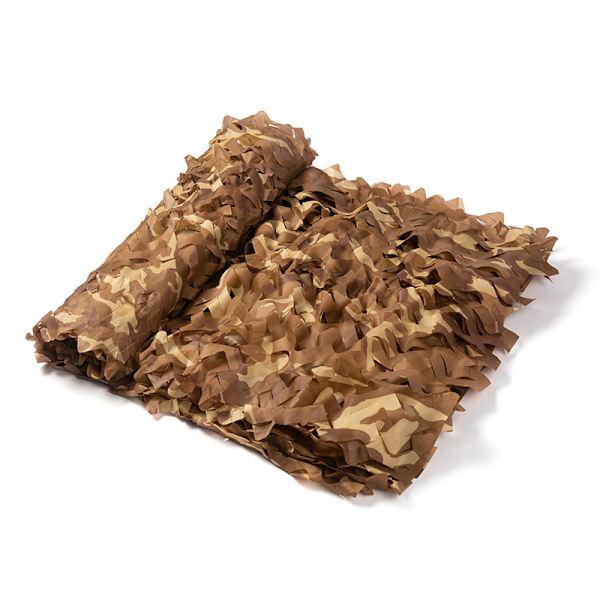 Suorakulmainen varjostuspurje värikkäästä verkosta, camouflage-kuvio, 3x4 m