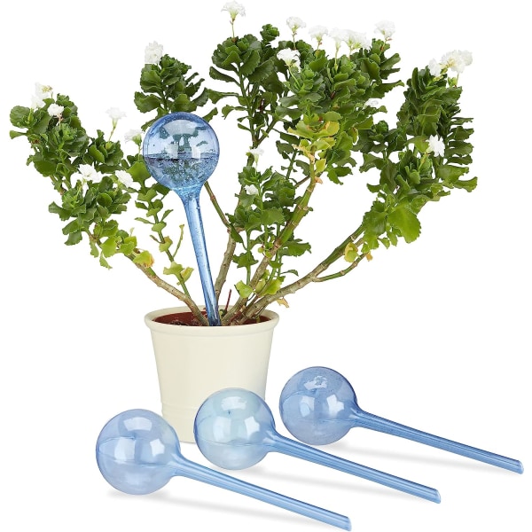 Vattenklot i plast Set med 4 blå vattendispenserväxter 2 We