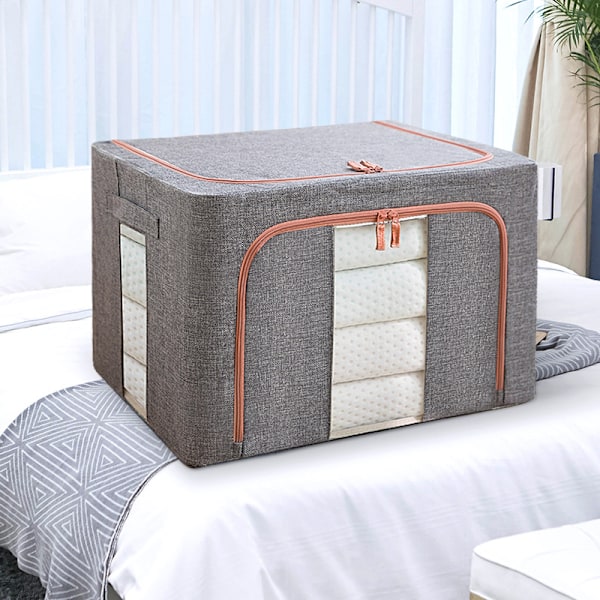 Foldbar Oppbevaringspose for Klær, Quilt og Tepper