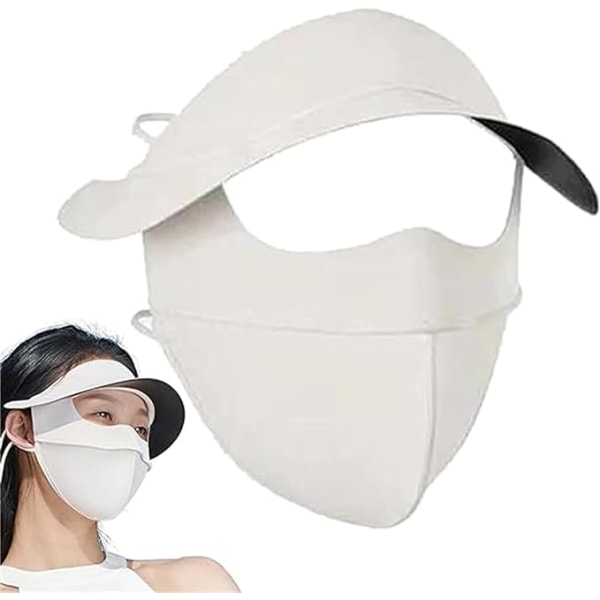 Masque de Protection solaire komplett en soie glacée, maske rafra