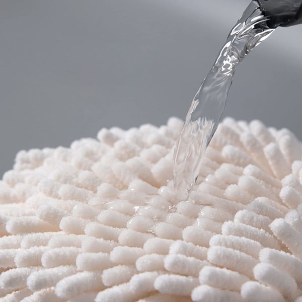 Chenille Håndklæde Sæt af 2, Mikrofiber Badehåndklæder, Absorberende Håndklæder