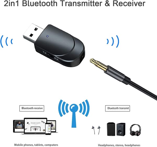 Bluetooth-adapter, Bluetooth 5.0 lydanleggssender og -mottaker