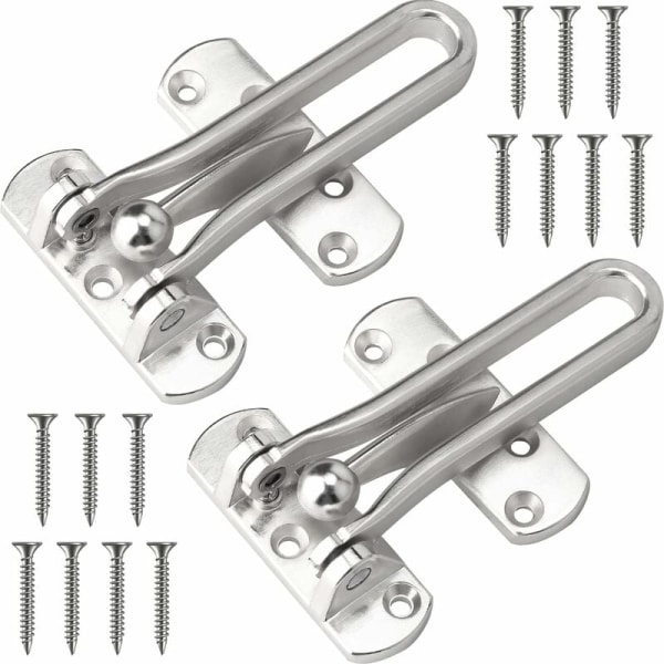 Säkerhetslås för (Silver, 2-pack) Barnens Entrédörr Tillverkad av