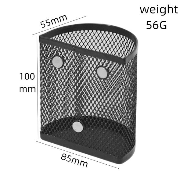 3 stk. (8,5x5,5x10 cm) Magnetisk Net Penneholder Opbevaringskurv Re