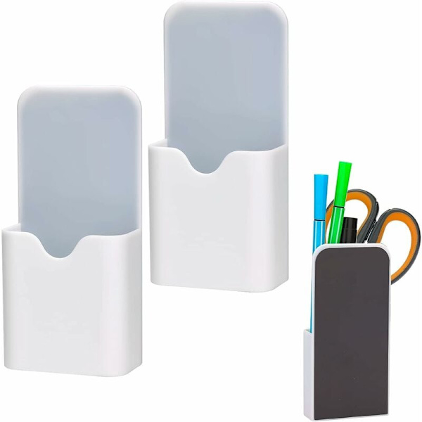 Stykker (Hvid, 11,5 * 5 * 2,7 mm) Magnetisk Blyantsholder Magnetisk Markering