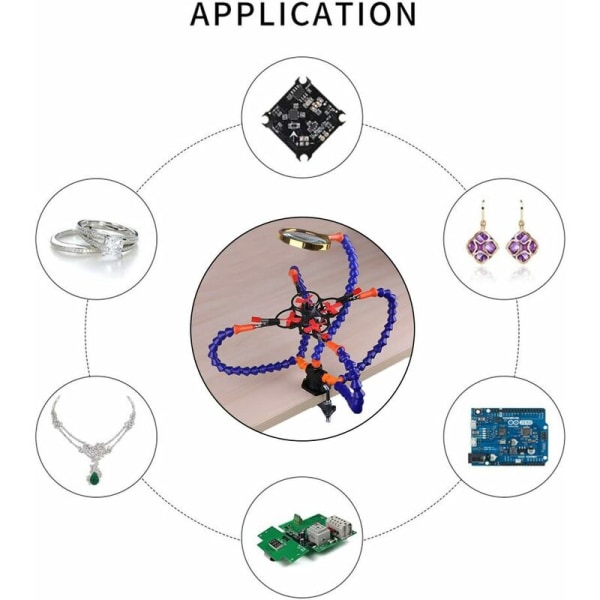 Multifunktionellt stöd, tredje hjälpande hand, elektronik och lödning