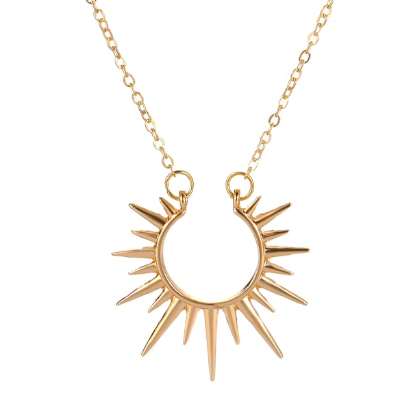 Gold Necklace for Women, Dainty Star of David Necklace Gold Plated Butterfly Necklace Sun Lotus Flower Necklace Simple B