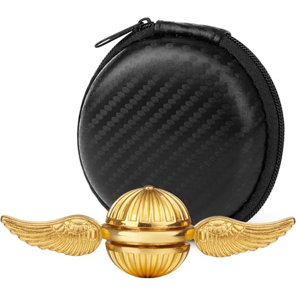 Guld Fidget Spinner Magic Orb Ångestleksaker Stressreducerare Snurr Fidgets Handlager Tri Spinner Finger Spinners Leksak Fokus Fidgeting Rastlös Nej