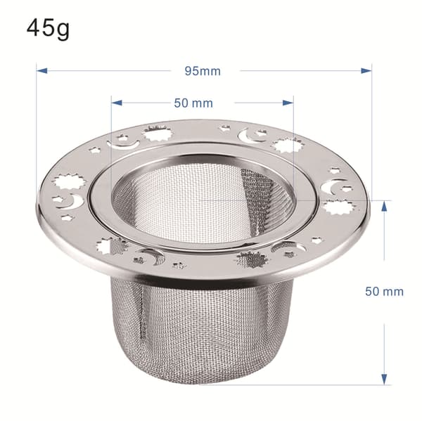 1 st Rostfri Dekorativ Teinfuser