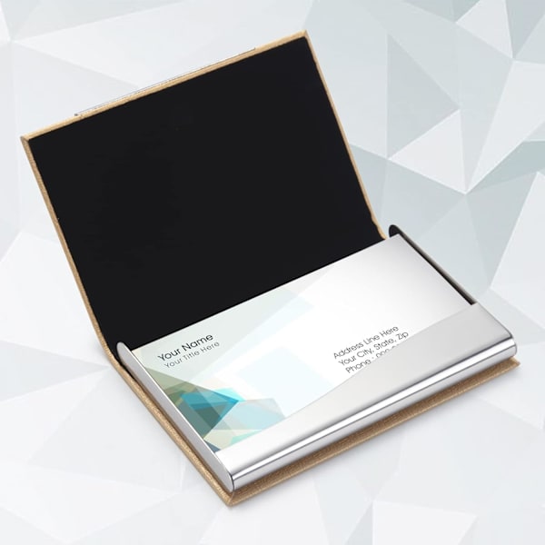 1 st Business Card Holder (Guld) Professionell för Män Kvinnor