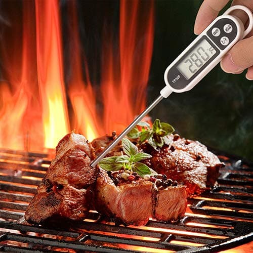 Digital Direktavläsande Kötttermometer Kök Matlagning Mat Godis Termometer för Olja Fritering BBQ Grill Rök Termometer