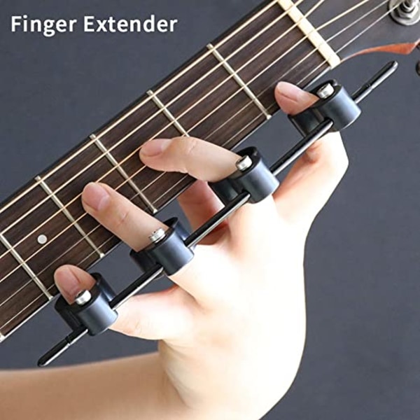 Justerbar fingerexpander för gitarr