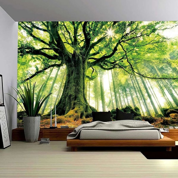 Skovtapet Nature Tree Tapestries, Ekstra Stor Overdimensioneret Ta