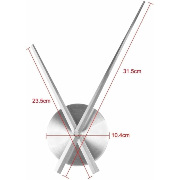 3D ur visere store væg ur visere nåle form til DIY væg C