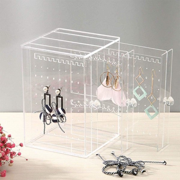 Ocean Akryl øredobber Holder Øredobber Display Stand Oppbevaring Earrin