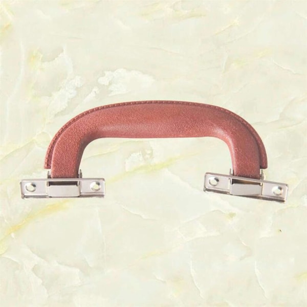 2 stk. Vintage Kuffertgreb Plast Imitation Læder Bagage Ha