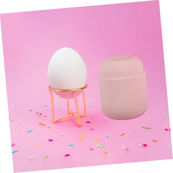 Plastik opbevaringsboks til pudderpuffer, makeup svamp, makeup svamp