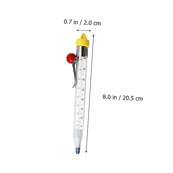 Termometer för matlagning Sirap Termometer Clip Säker för bakning Köksanvändning