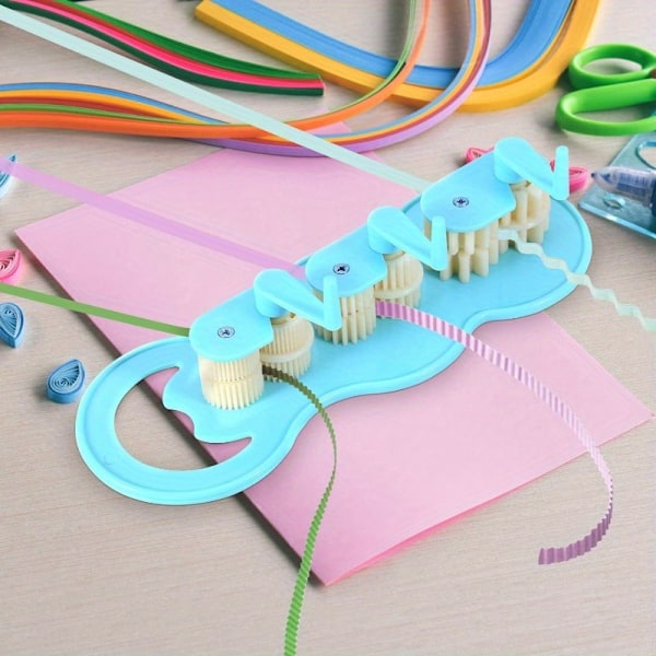 Pappersquilling Krusning Verktyg, Glidformare Tillverkningsverktyg Origami Hantverk DIY Quilling Tillbehör Handgjort Pappershantverk för Hantverk Hushåll
