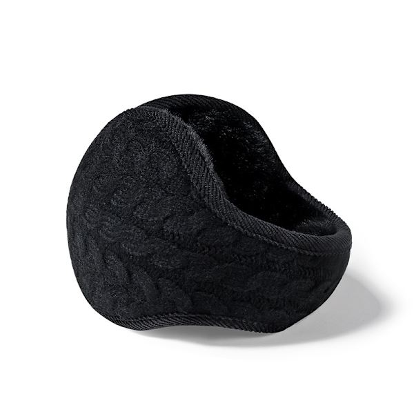 Lämpimät Korvanlämmittimet (Mustat), Unisex Korvanlämmittimet, Taitettavat Korvanlämmittimet Lämpimällä