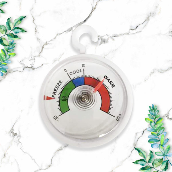 Analog termometer för kylskåp, frys eller frysbox (att hänga