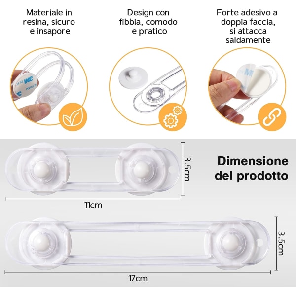 (4+8 stycken) Baby Skåpslås, Dörr- och Fönsterlås, Babysäkerhet