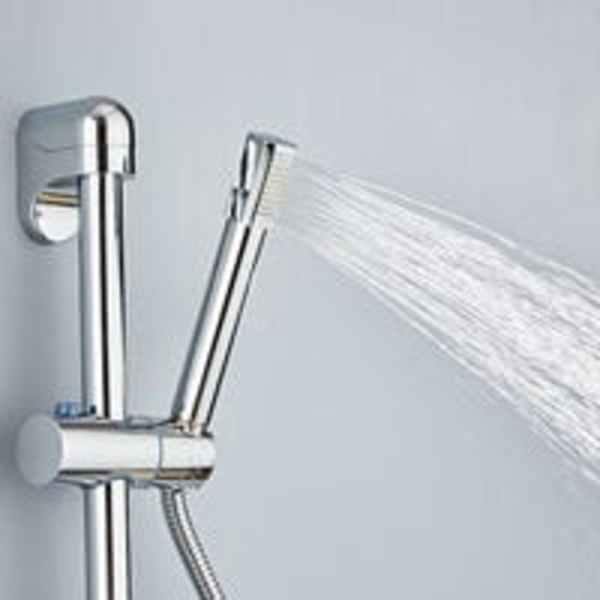 (Firkantet hoved) Grohe bruseshower, 1 stråle, håndbruser, anti-skoldning