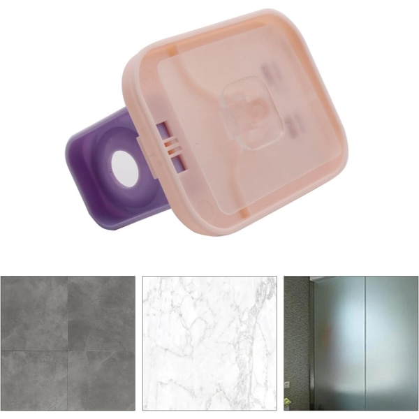 2 stycken tandborsthållare, väggmonterad tandborsthållare, justerbar