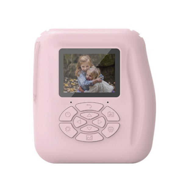 (vaaleanpunainen) lastenkamera – 2,0 tuuman HD 1080P Kids -pikakamera ja P