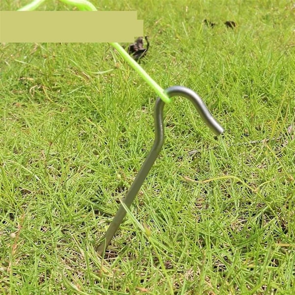 16,5 cm Teltplugger i Titan for Camping, Ultralette Teltplugger, 20 cm Utendørs Bærbare Teltplugger, Gressmateriale for Teltplugger