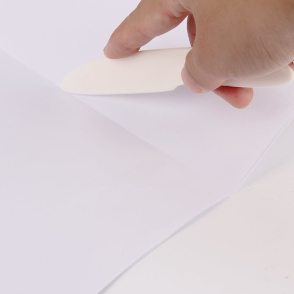 Äkta Benfalsben Papper Vikverktyg Hantverk Prägling Skåra Scrapbooking Origami Verktyg för Pappershantverk Korttillverkning Vikbräda (14 x 2 cm)