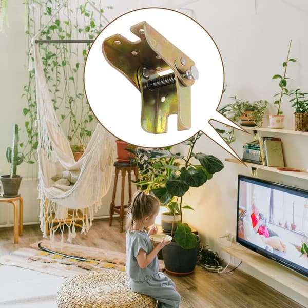 4 stk. Låsbare Foldbare Bordben Foldbare Bordben Selvspændende Foldbare Beslag til Foldbare Bordben, Foldbare Arbejdsborde, Foldbare Kogeplader (Farverige