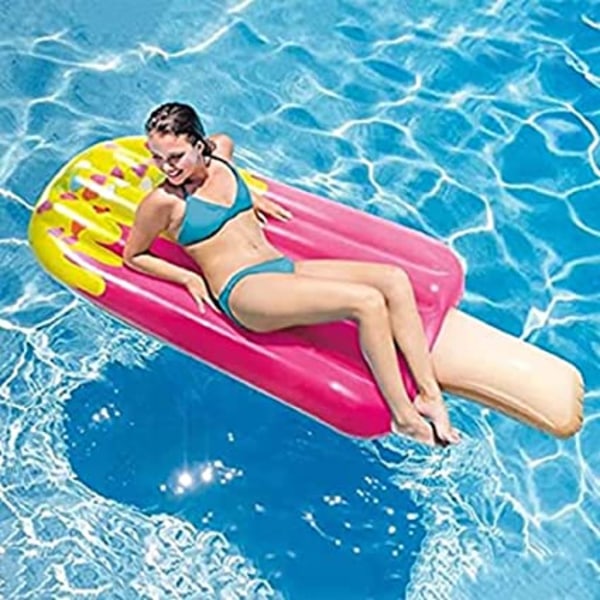 Ocean Popsicle Mat - Realistiskt print, Flerfärgad, 183 x 66 cm