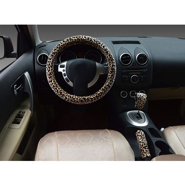 3 i 1 Mjuk Leopard Rattrattsskydd Handbromsgrepp Co