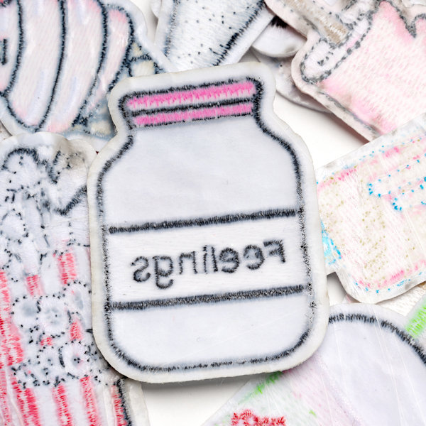 Broderede strygemærker til tøj og tilbehør: 20 stk. tilfældigt assorteret sæt inklusive kawaii-designs strygemærker og broderitilbehør