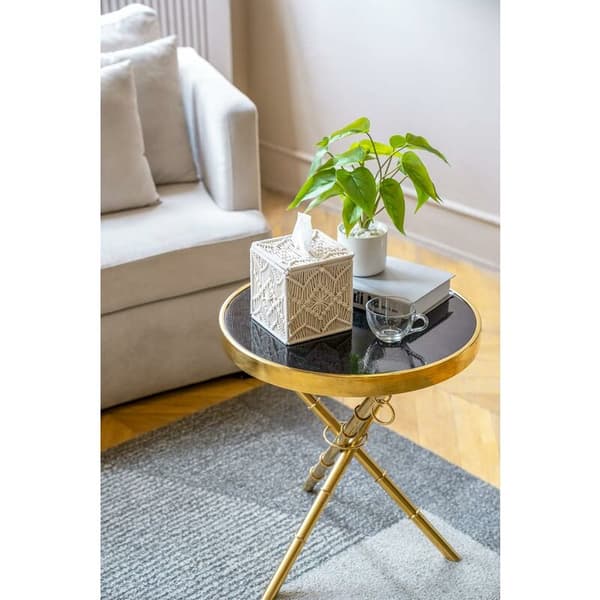 Vevboksdeksel Boho Dekor Kvadratisk Vevholder med Perleloop M