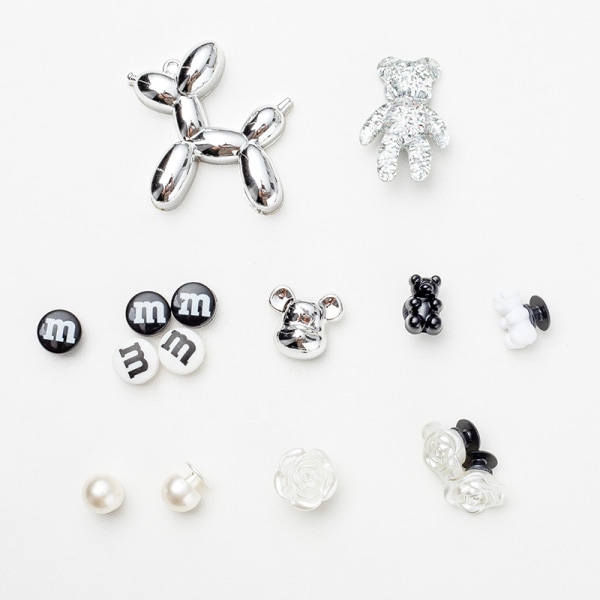 15 stk. 3D Clog-sandaler Ornamenter, Sko Charms, Søde Sko Ornamenter