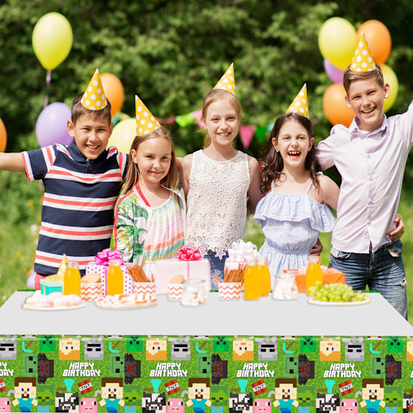 3 st Engångs PE-Duk Plastduk Pixel World Tabl