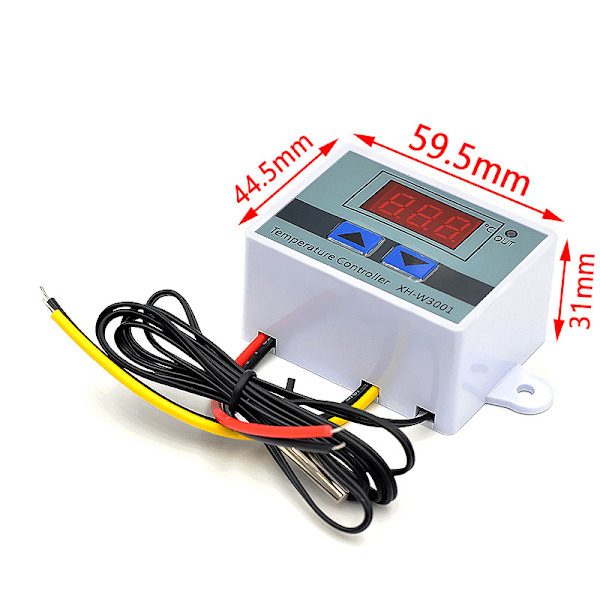 AC 110V-220V LED Digital Temperaturregulator for Inkubator Oppvarming