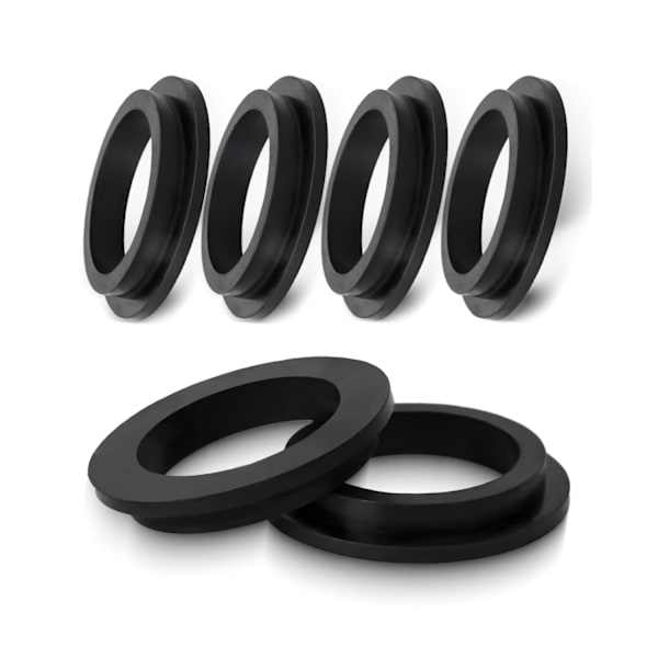 Sett med 6 Gummi O-Ringer for Intex Bassengpumpe, Intex Bassengtilbehør, Bassengsandfilter, Intex Spa-tetning, Bassengpumpe O-Ring