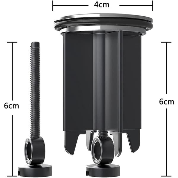 Universal servantplugg Ø40mm avløpsplugg med gummitetning for bad