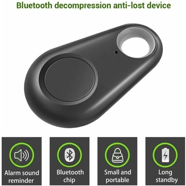 (5 Pak) GPS Tracker Smart Nøglefinder Locator Anti-Lost Bluetooth